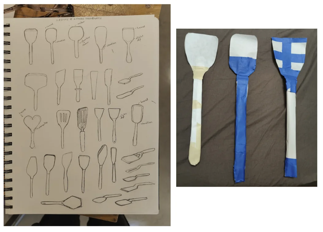 Sketches and paper prototypes